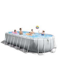 Piscine Prism Frame ovale 610 x 305 x 122 cm 2