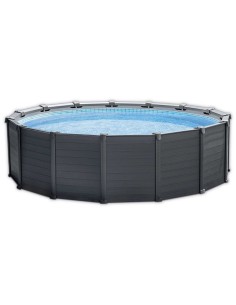 Piscine Graphite Gray Panel ronde Ø 478 x 124 cm