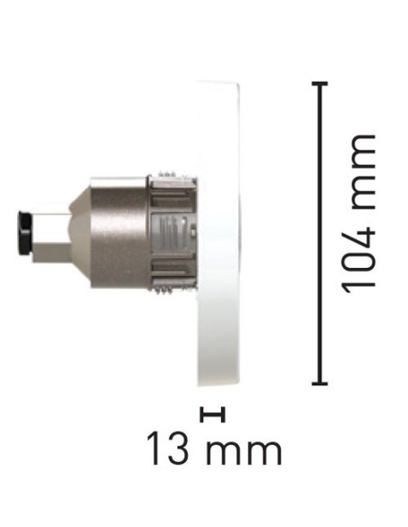 Enjoliveur Mini-Chroma Blanc (MINI-BRIO+ ET MINI-BRIO 2)