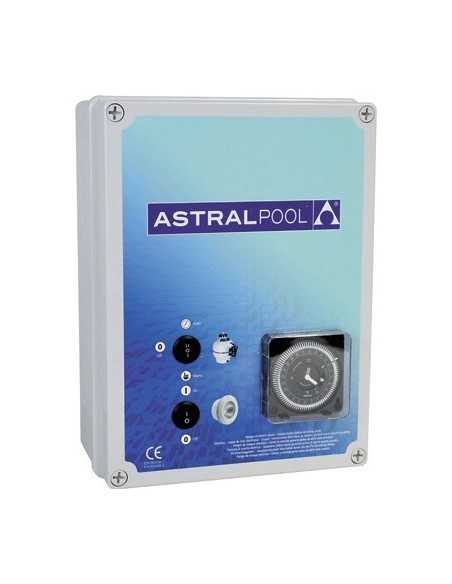 Coffret électrique monophasé (Filtration + Transfo 100 W - 4 à 6A)