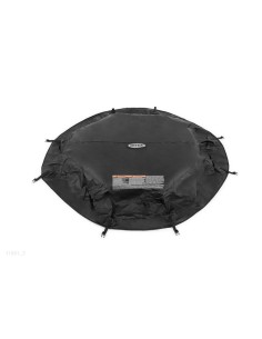 Couverture pour spa octogonal bulles et jets 4 places Intex