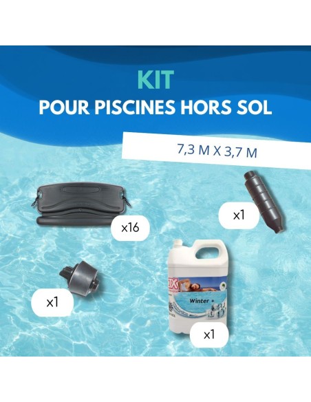Kit Hivernage Piscine Hors Sol 7,3x3,7m