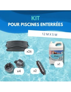 Kit Hivernage Piscine Enterrée 12x5m 2