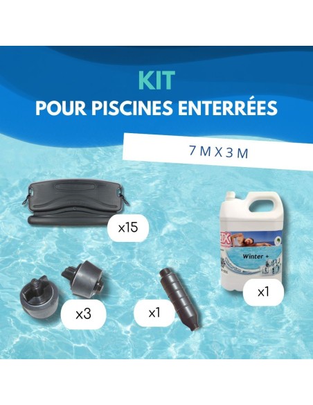Kit Hivernage Piscine Enterrée 7x3m