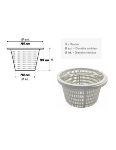 Panier de skimmer Grande Meurtrière STANDARD Liner/Béton (ASTRAL) 2