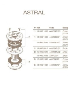 Bride BOR 00338 (+ Joints et vis) - Panneaux (ASTRAL) 2