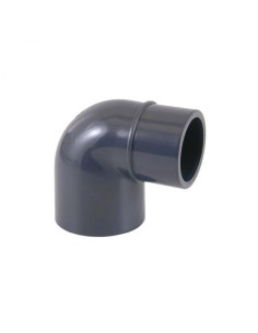 PVC-elleboog 90° gereduceerd Fx M tot lijm - PN16