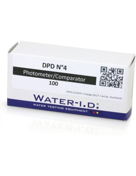 DPD n°4 reagenttabletten – Actief zuurstof – PoolLab – Water-I.D. – Ref. 76966