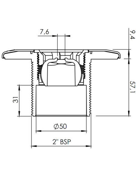 Buse de refoulement (Piscine Béton)