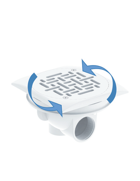 Weltico Design Bodemafvoer (360° rooster)
