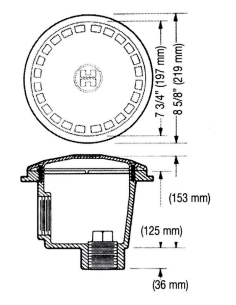 Bonde de fond anti-vortex Hayward (liner) 2