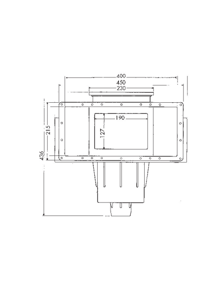 Skimmer premium silencieux grande meurtrière (piscine béton)
